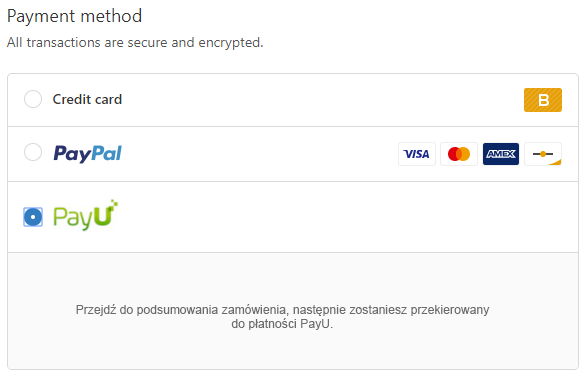 Płatność PayU